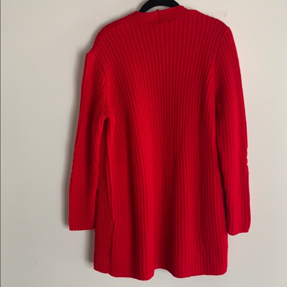 ASOS Red Knit Cardigan - Picture 2 of 2